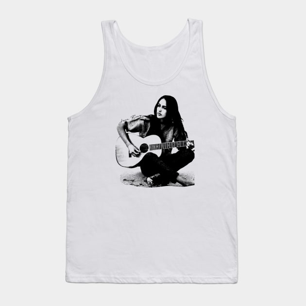 Joan Baez /// Guitar retro Tank Top by HectorVSAchille